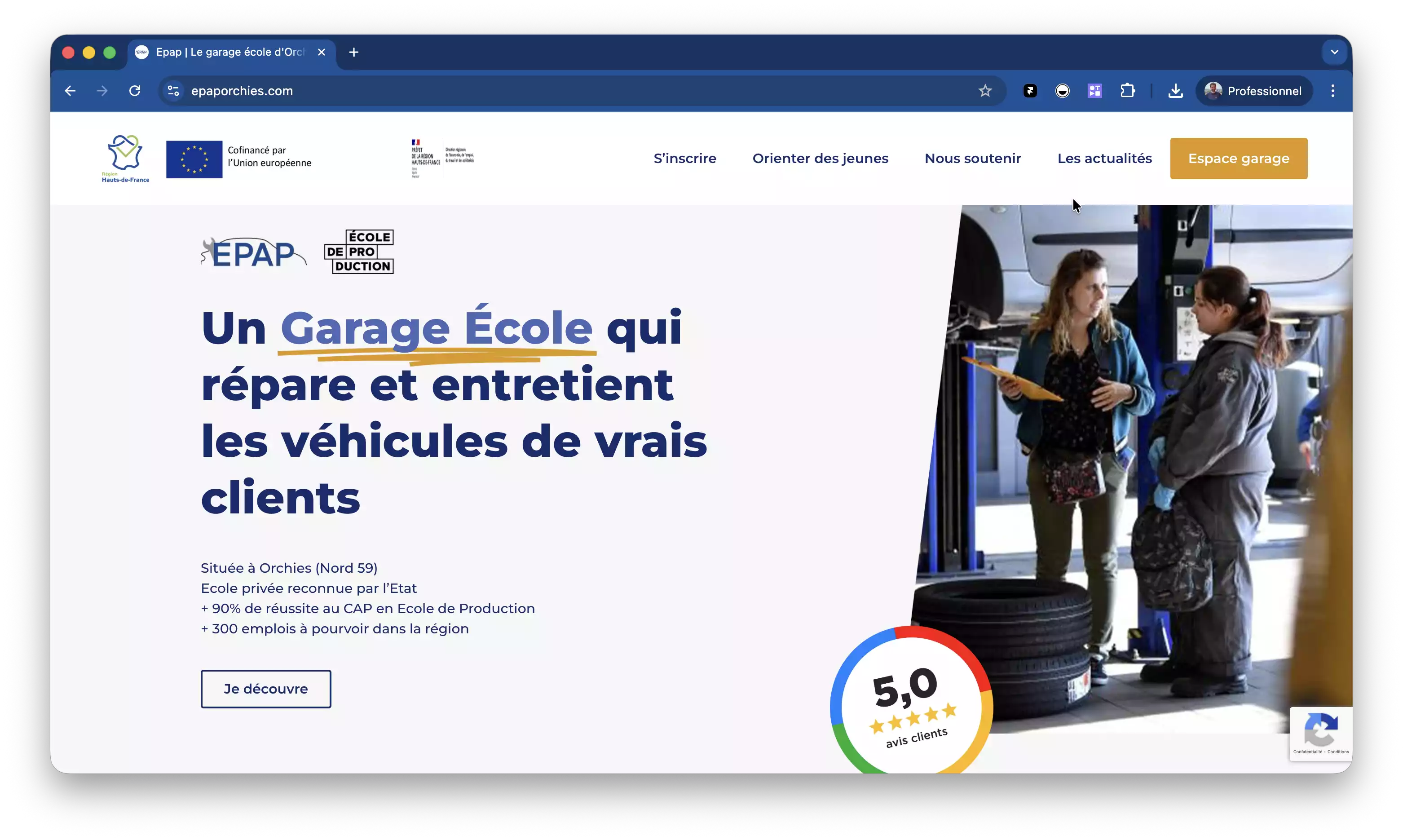 EPAP Orchies formation