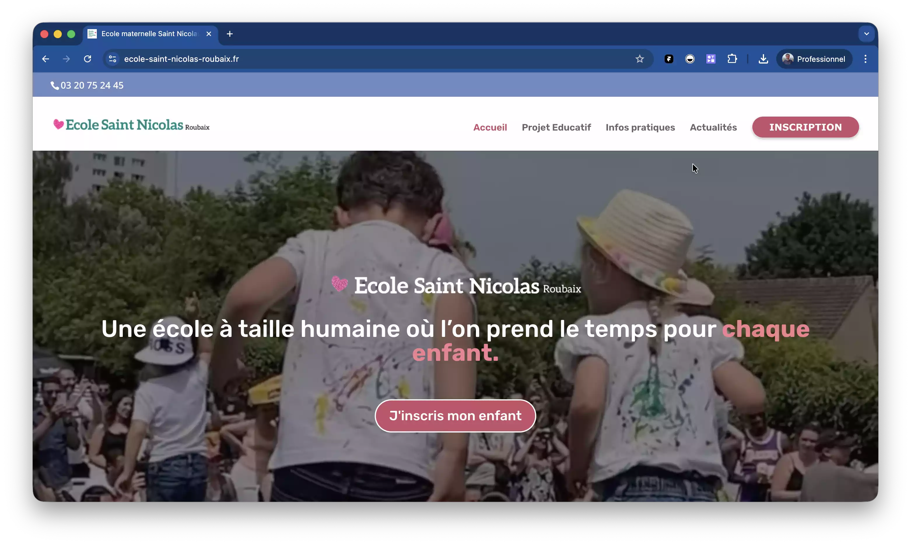 Saint Nicolas école